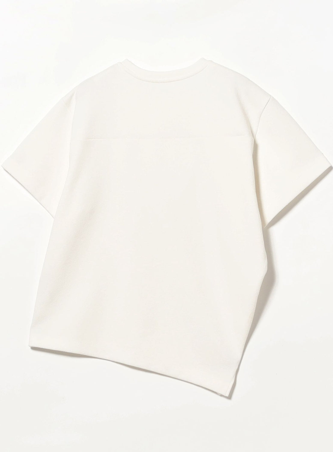 Bouclé Asymmetric Hem T-Shirt