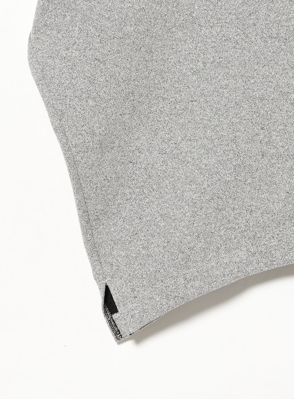 Bouclé Asymmetric Hem T-Shirt
