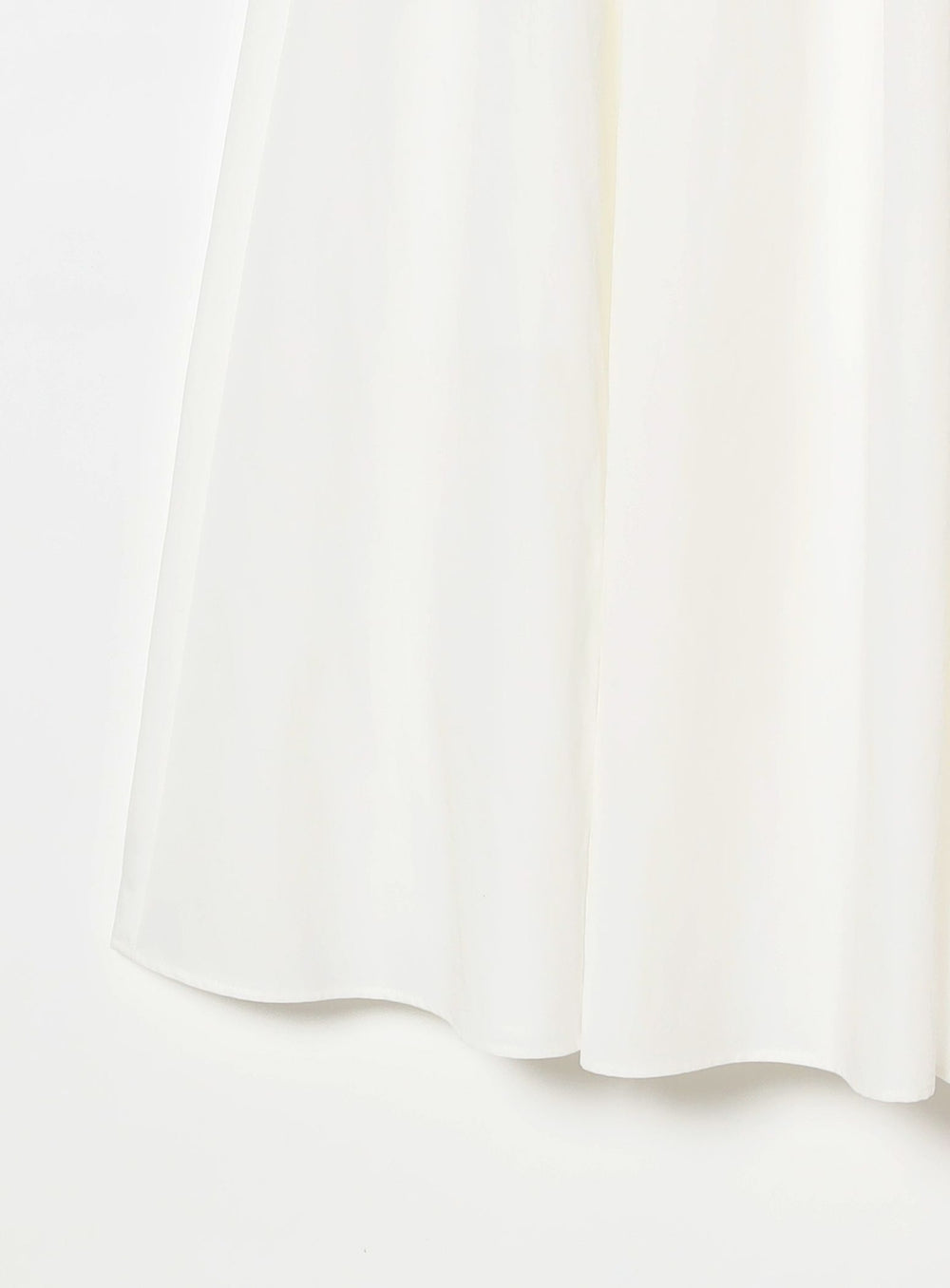 Cotton Nylon Tuck Gathered Skirt