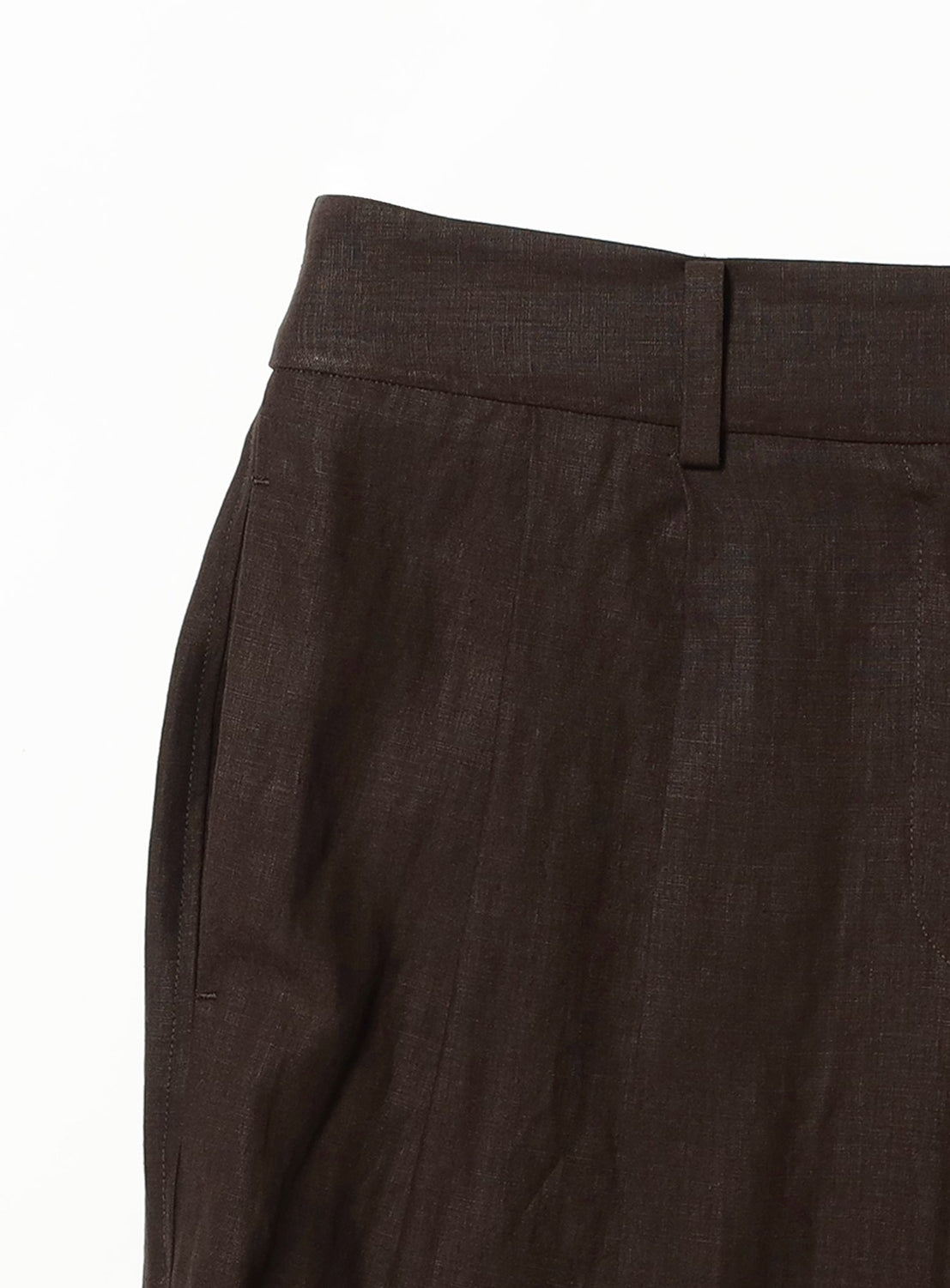 Simple Linen Wide Pants .M