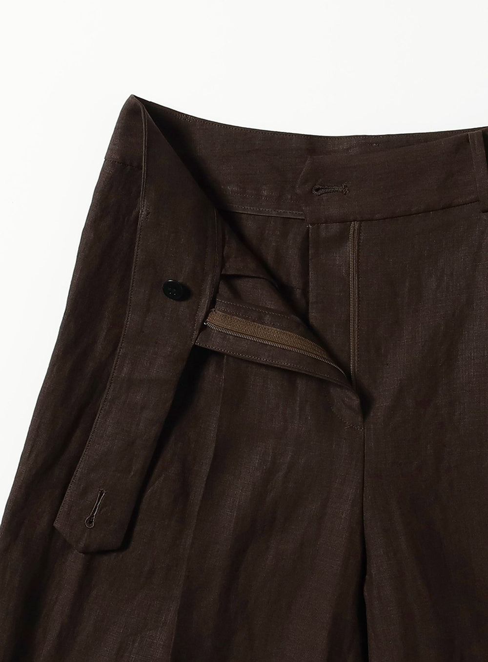 Simple Linen Wide Pants .M