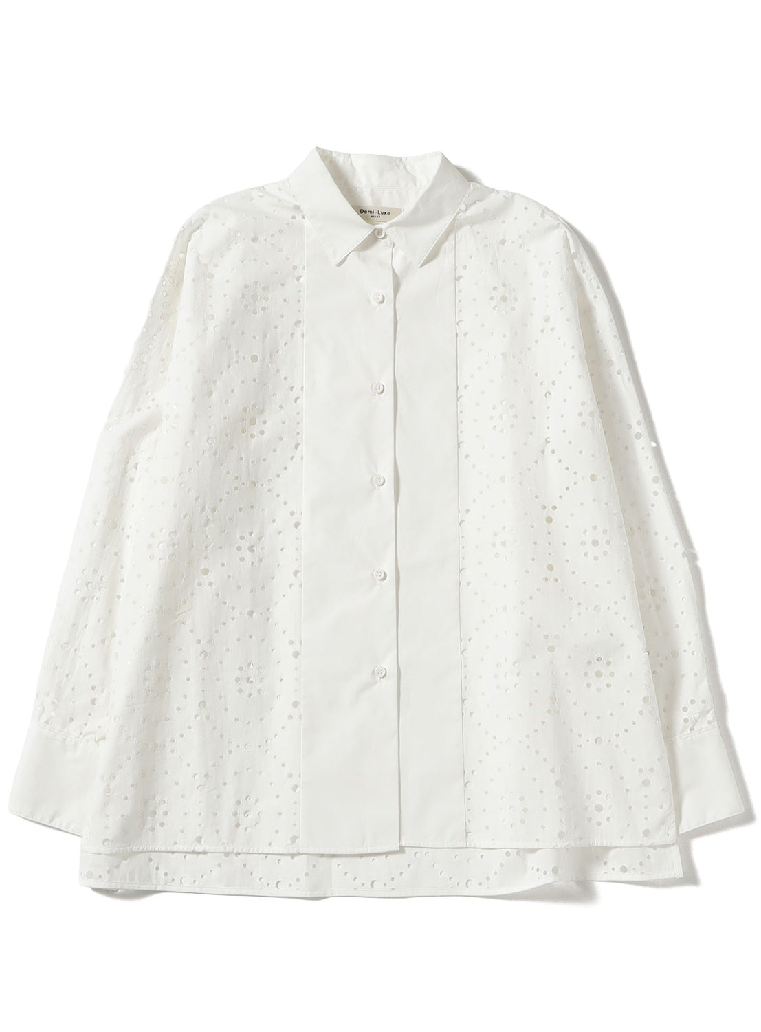 Eyelet Pattern Overshirt