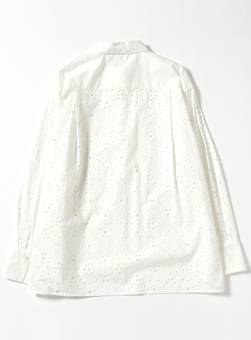 Eyelet Pattern Overshirt