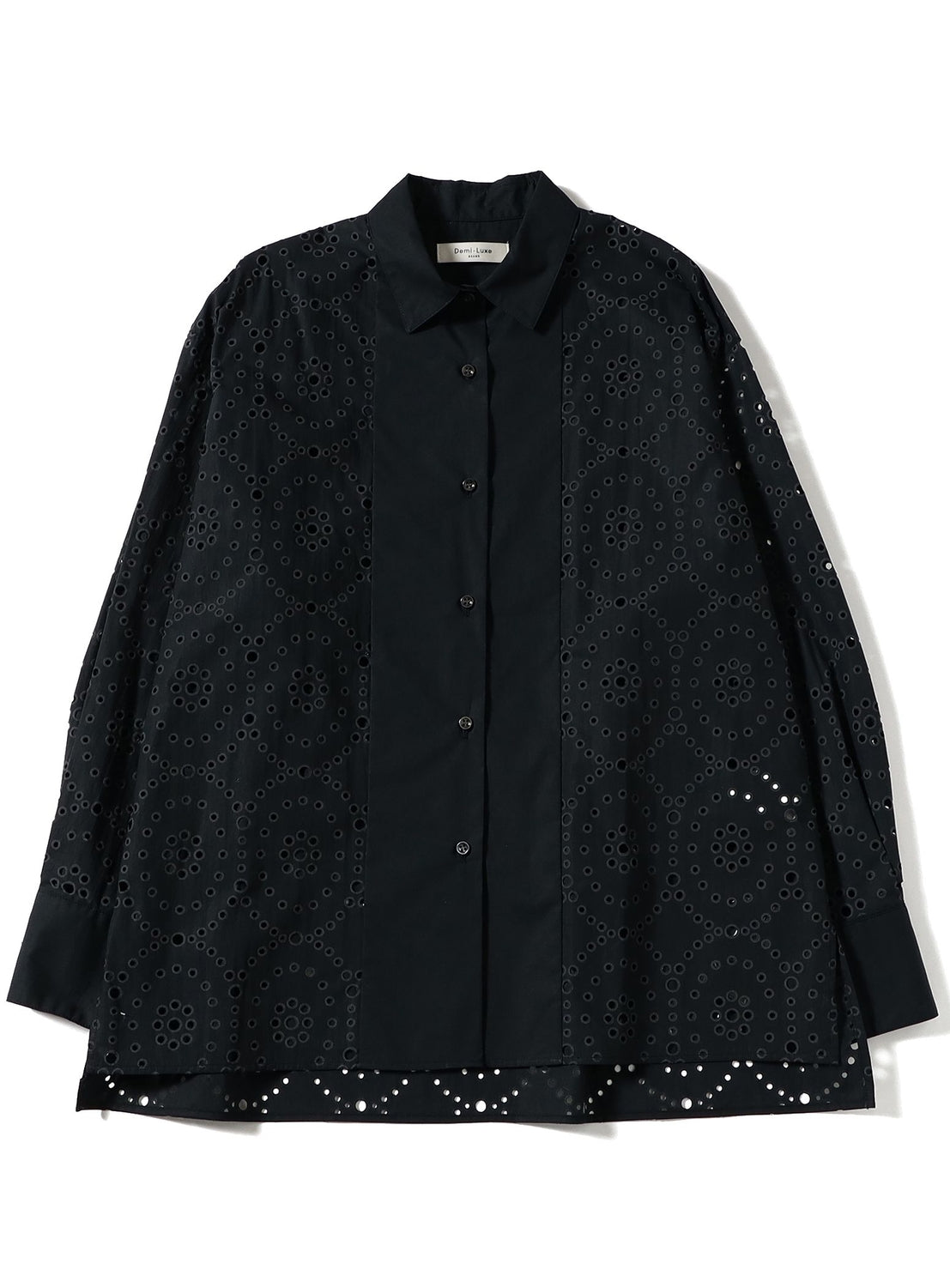Eyelet Pattern Overshirt