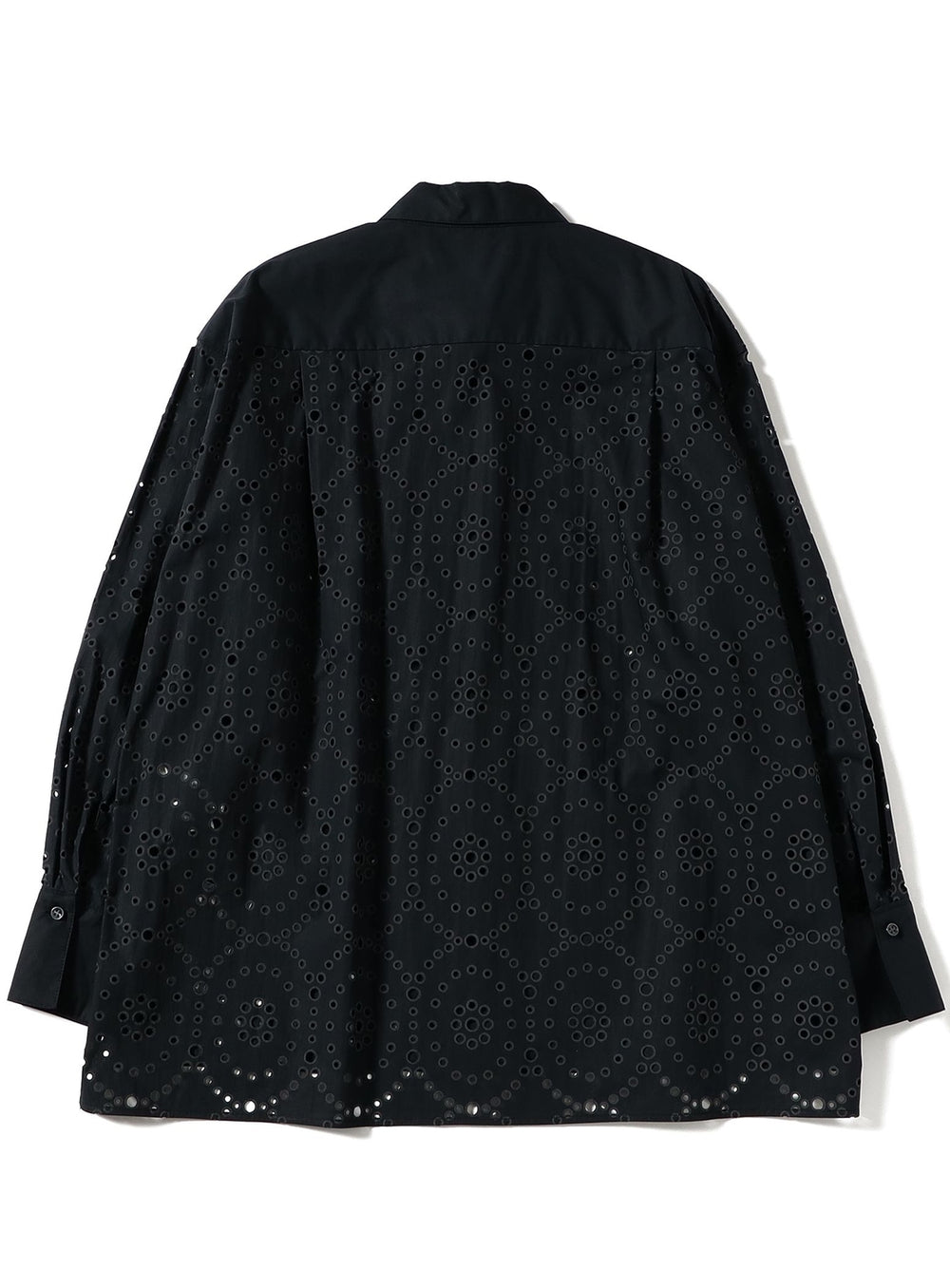 Eyelet Pattern Overshirt