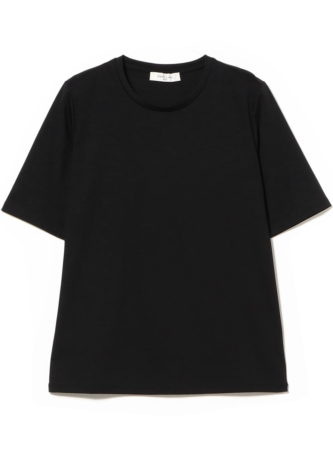 เสื้อยืดคอตตอนแขนสั้นผิวเรียบลื่น