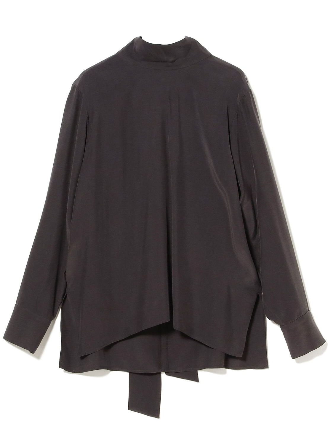 Long Bow-Tie Blouse