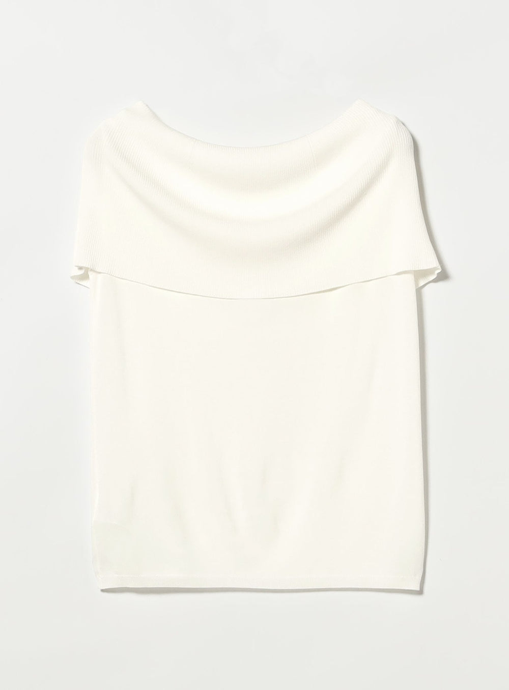 Off-Shoulder Sleeveless Knit