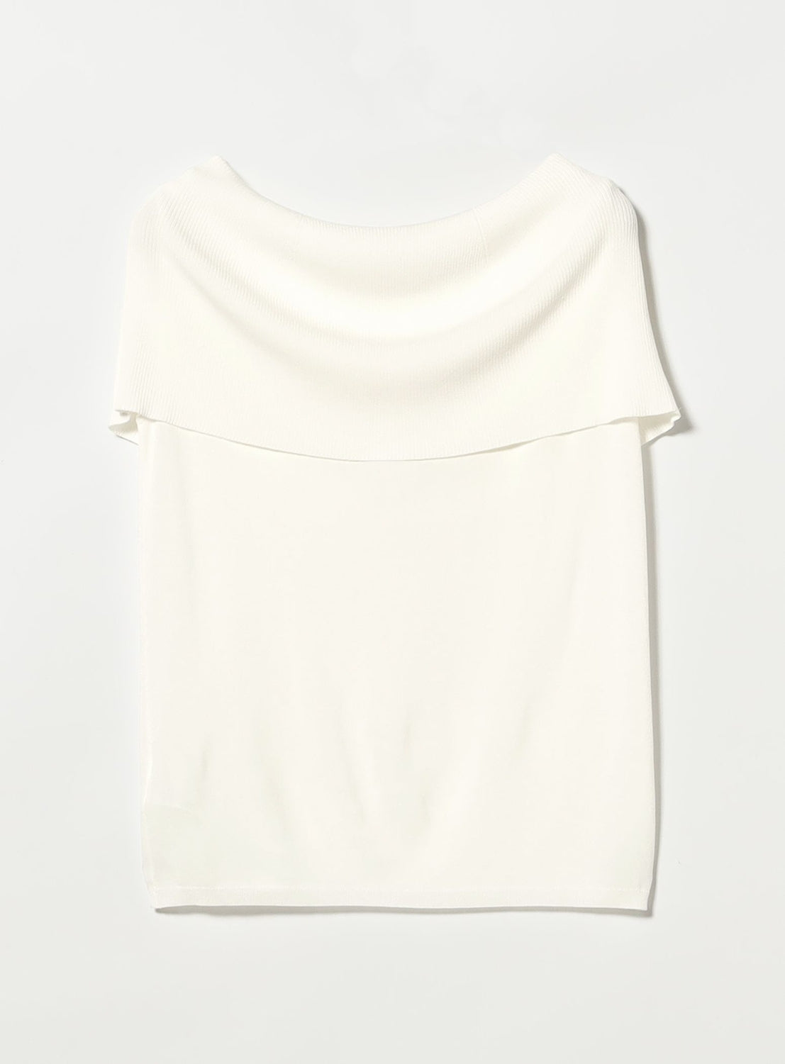 Off-Shoulder Sleeveless Knit