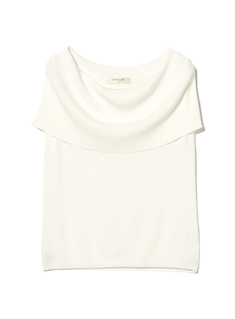 Off-Shoulder Sleeveless Knit
