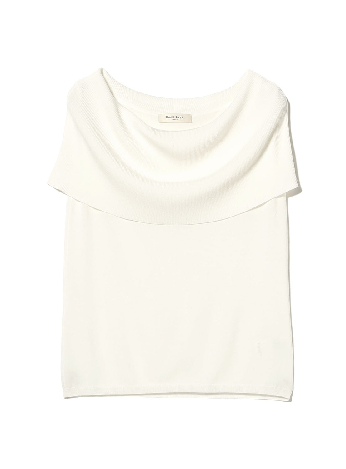 Off-Shoulder Sleeveless Knit