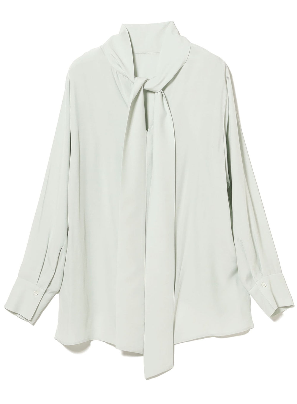 Long Bow-Tie Blouse