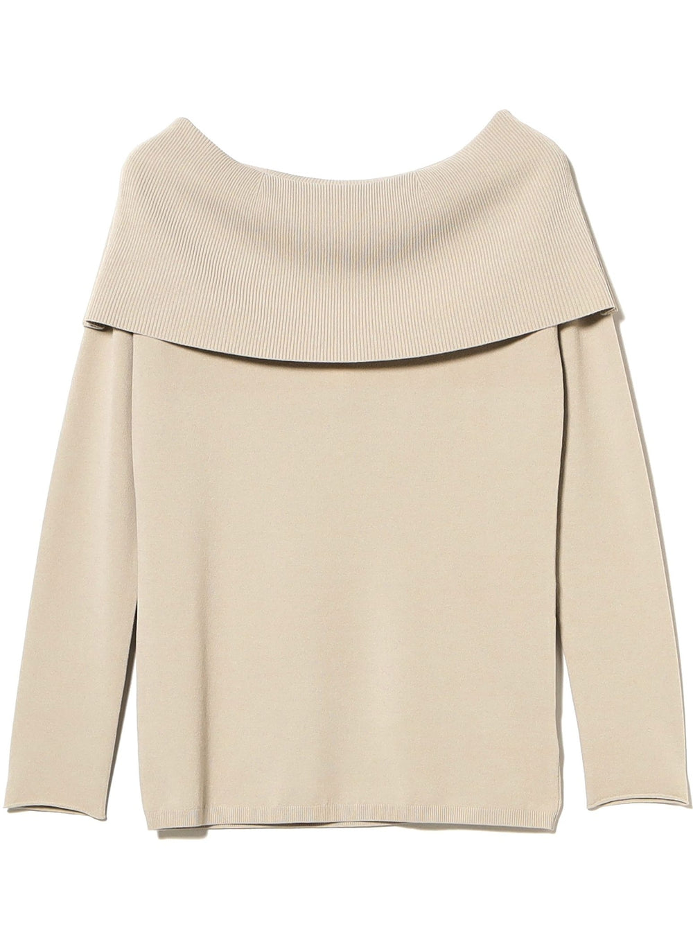 Off-shoulder Pullover Knit