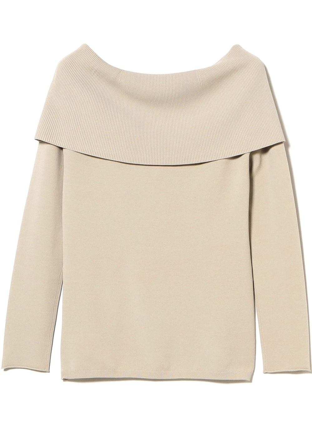 Off-shoulder Pullover Knit