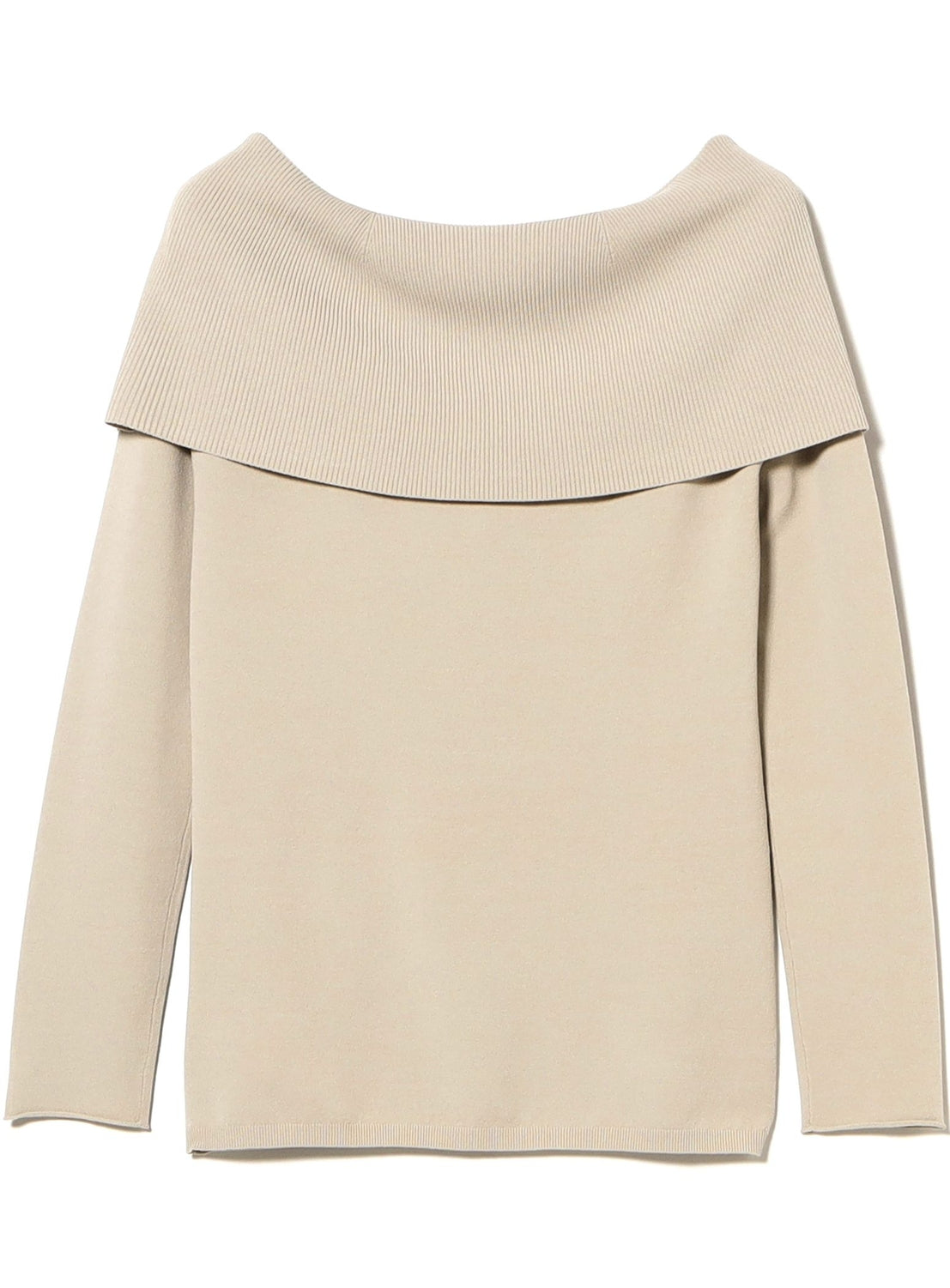 Off-shoulder Pullover Knit