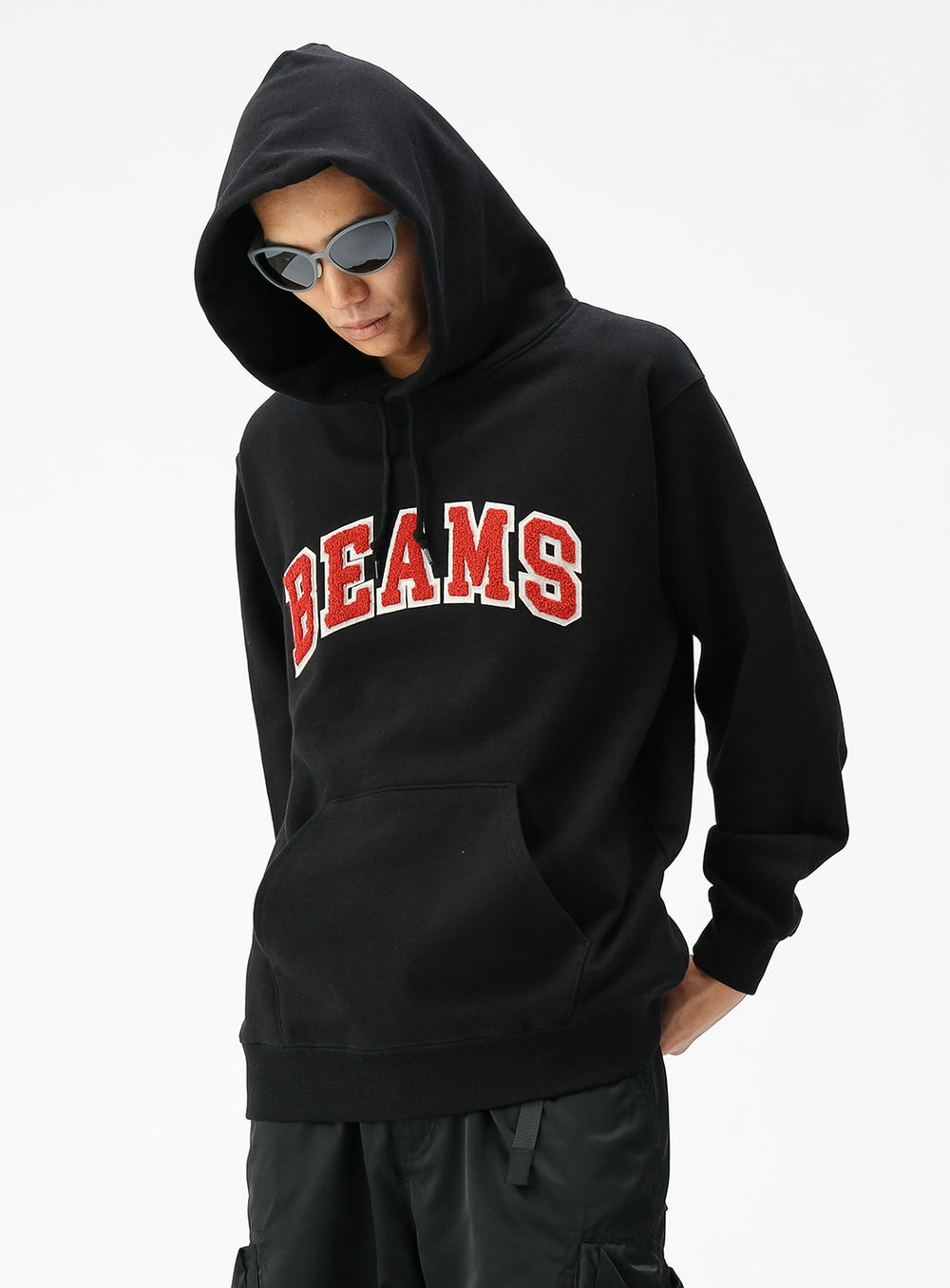 BEAMS Logo Basic Hoodie