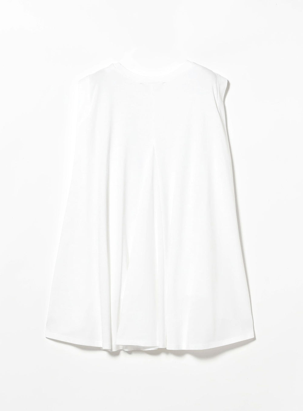 Cotton Back Flare Sleeveless Pullover