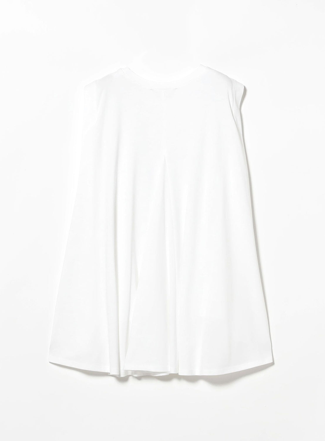 Cotton Back Flare Sleeveless Pullover