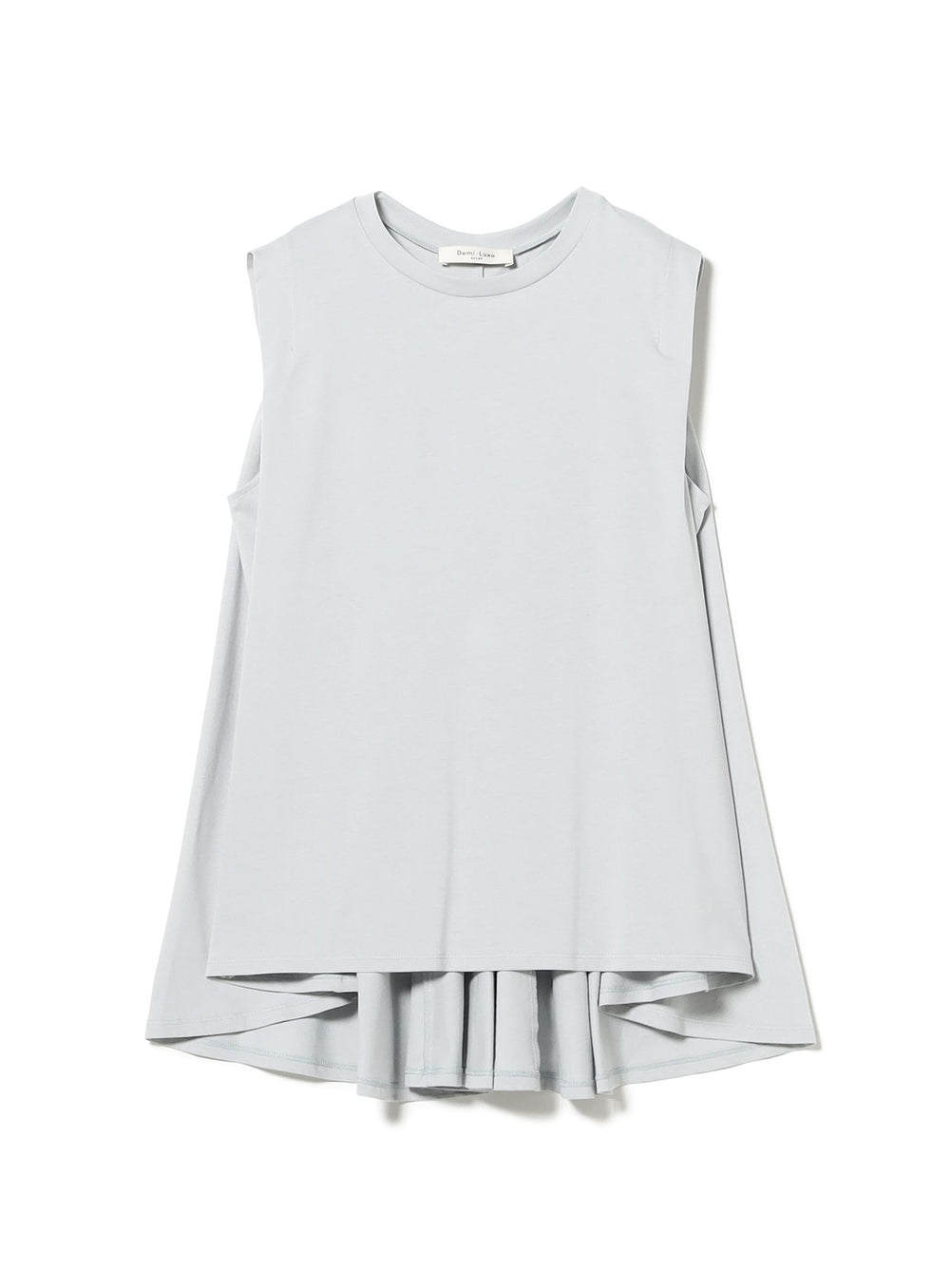 Cotton Back Flare Sleeveless Pullover