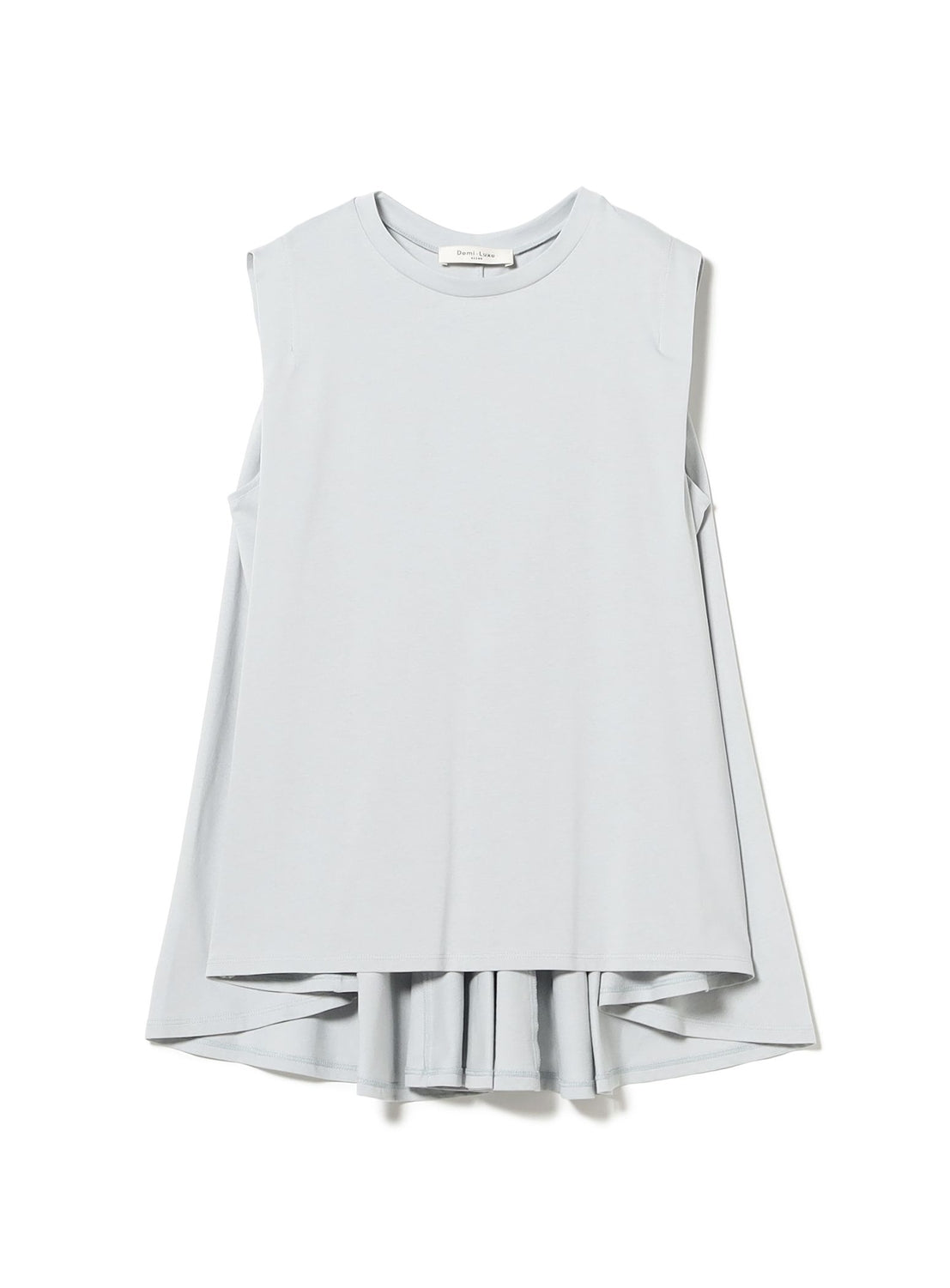 Cotton Back Flare Sleeveless Pullover