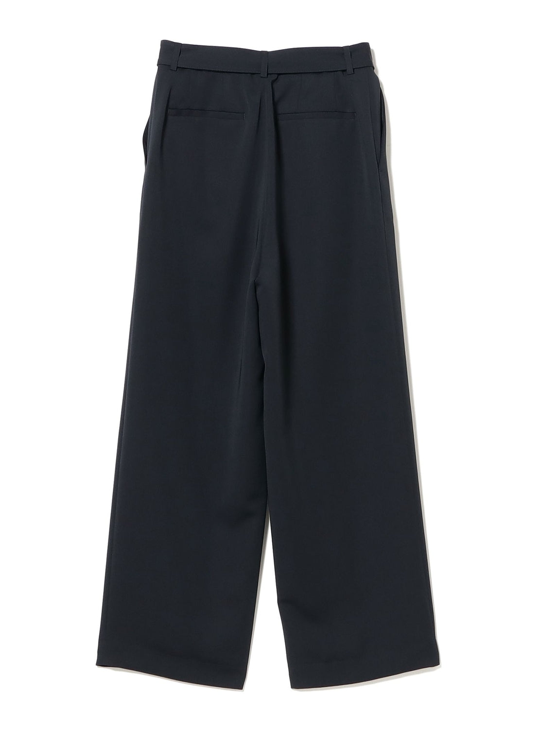 Stretch Satin Pleated Pants