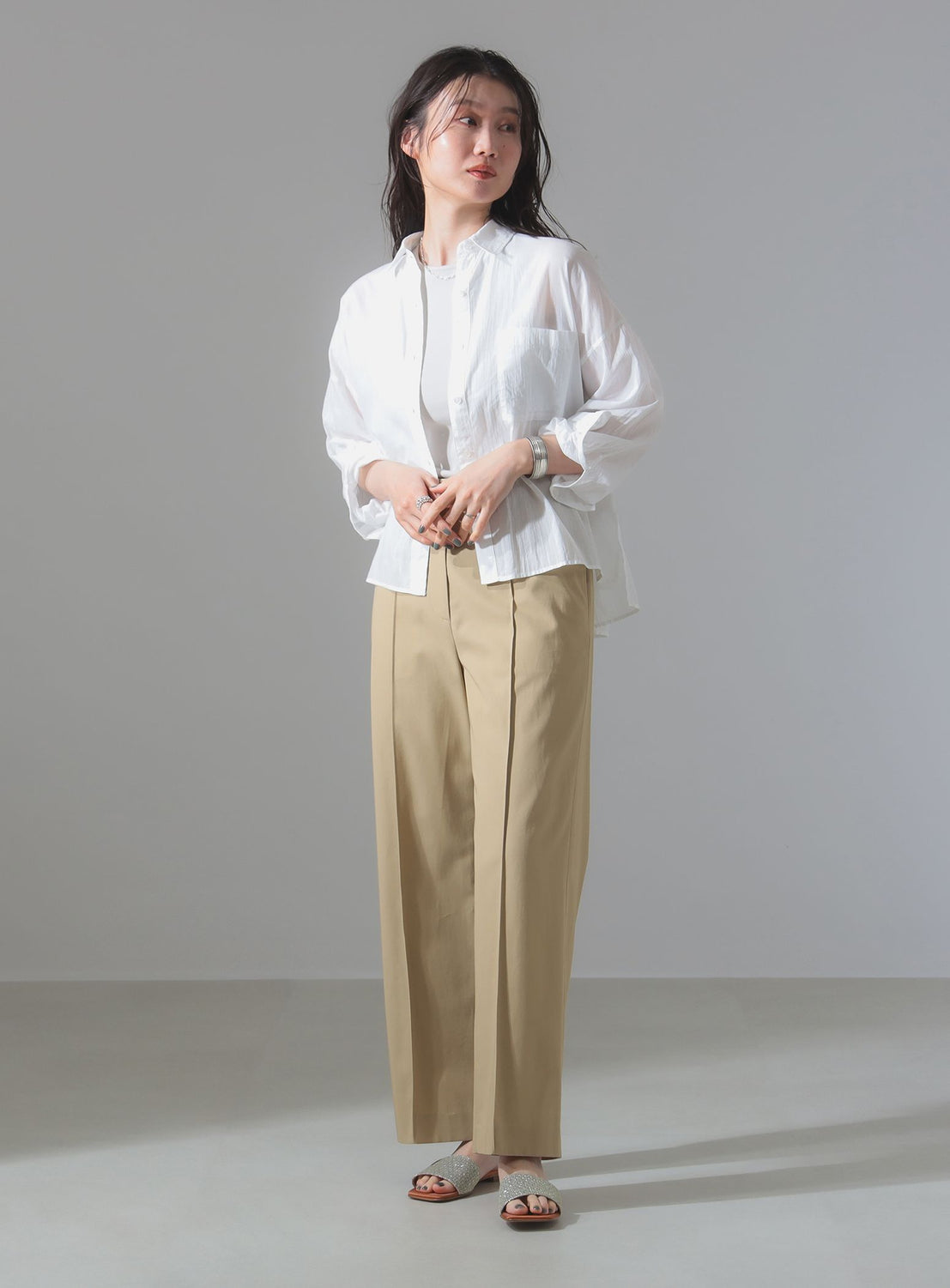 KHADI Over Short Shirt