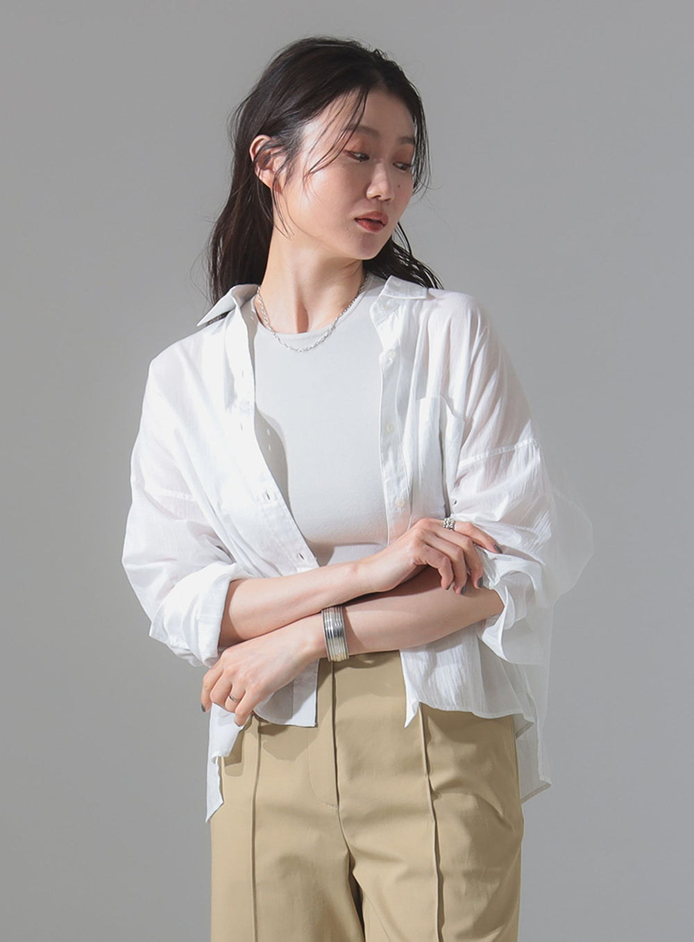 KHADI Over Short Shirt