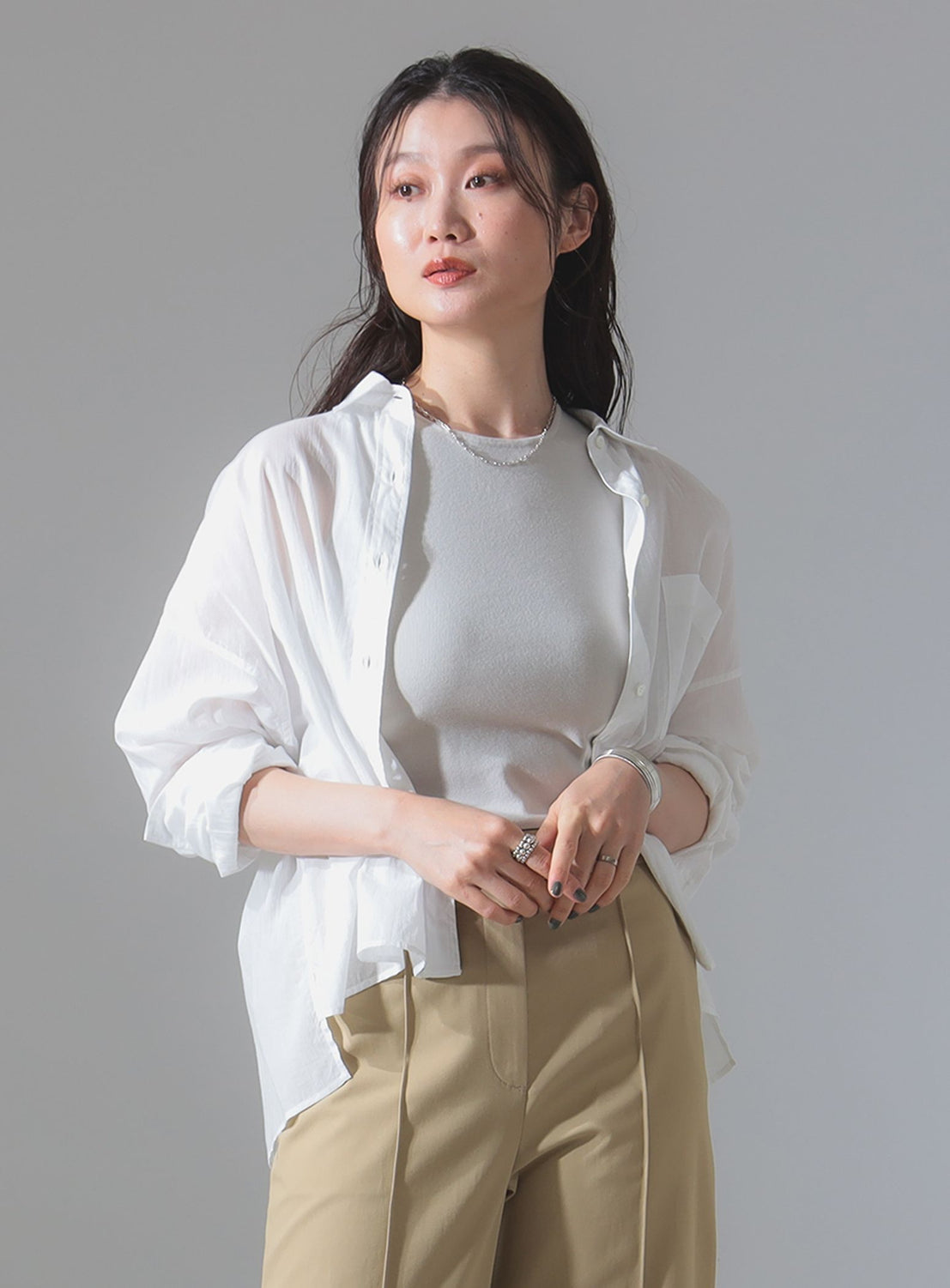 KHADI Over Short Shirt