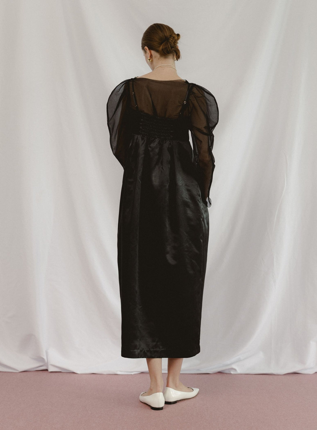 BEAMS SALON / Silky Satin Dress