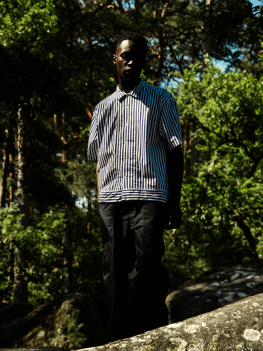 Claude Striped Short Sleeve Shirt