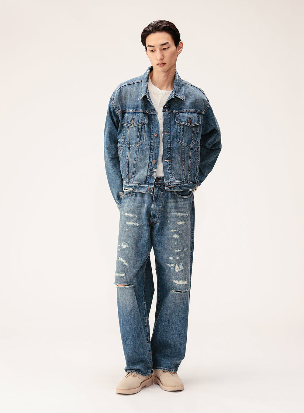 Damage Denim Jacket