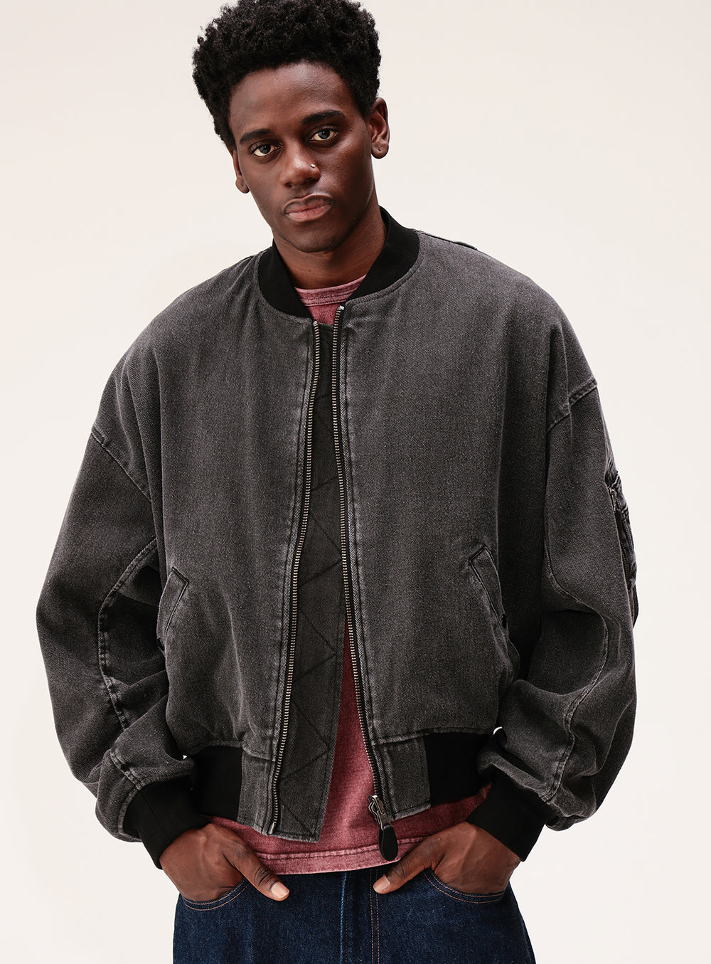 Fade Bomber Jacket