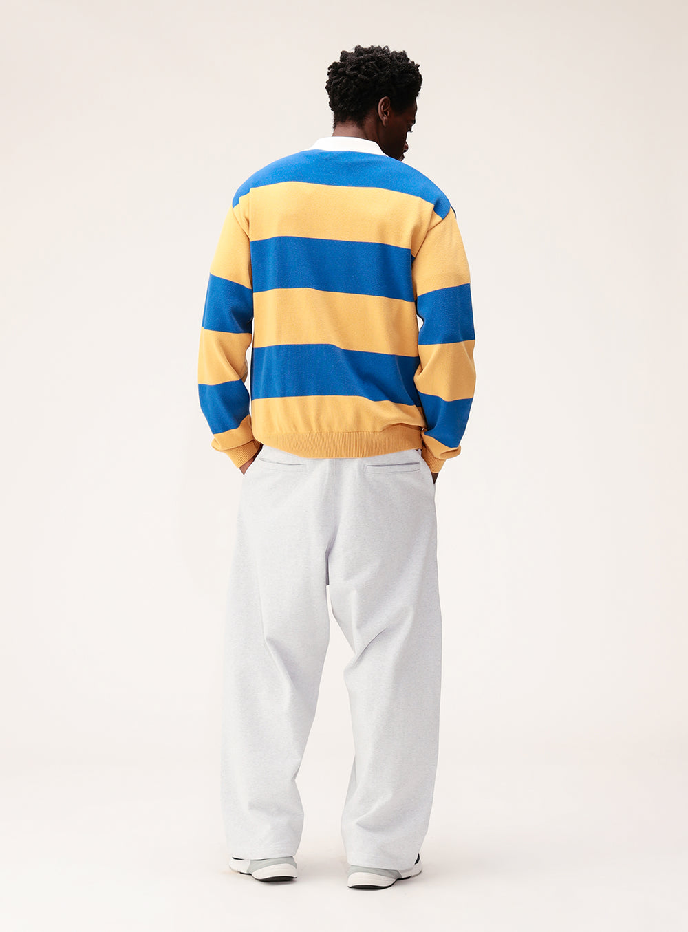 7 Gauge Border Knit Rugby Shirt