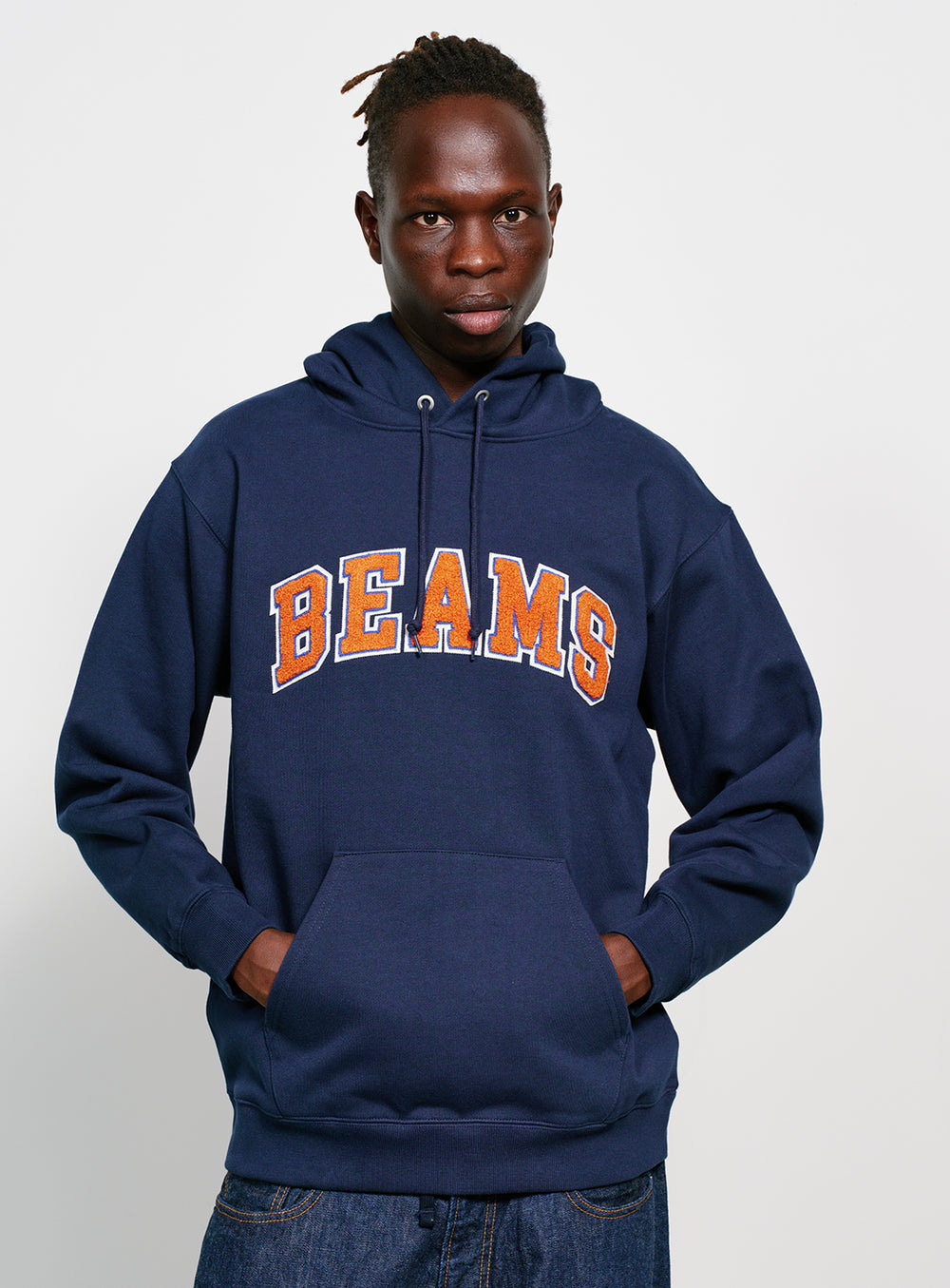 BEAMS Logo Basic Hoodie