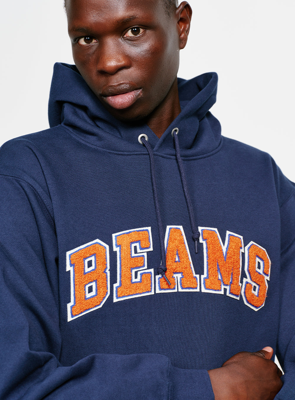 BEAMS Logo Basic Hoodie