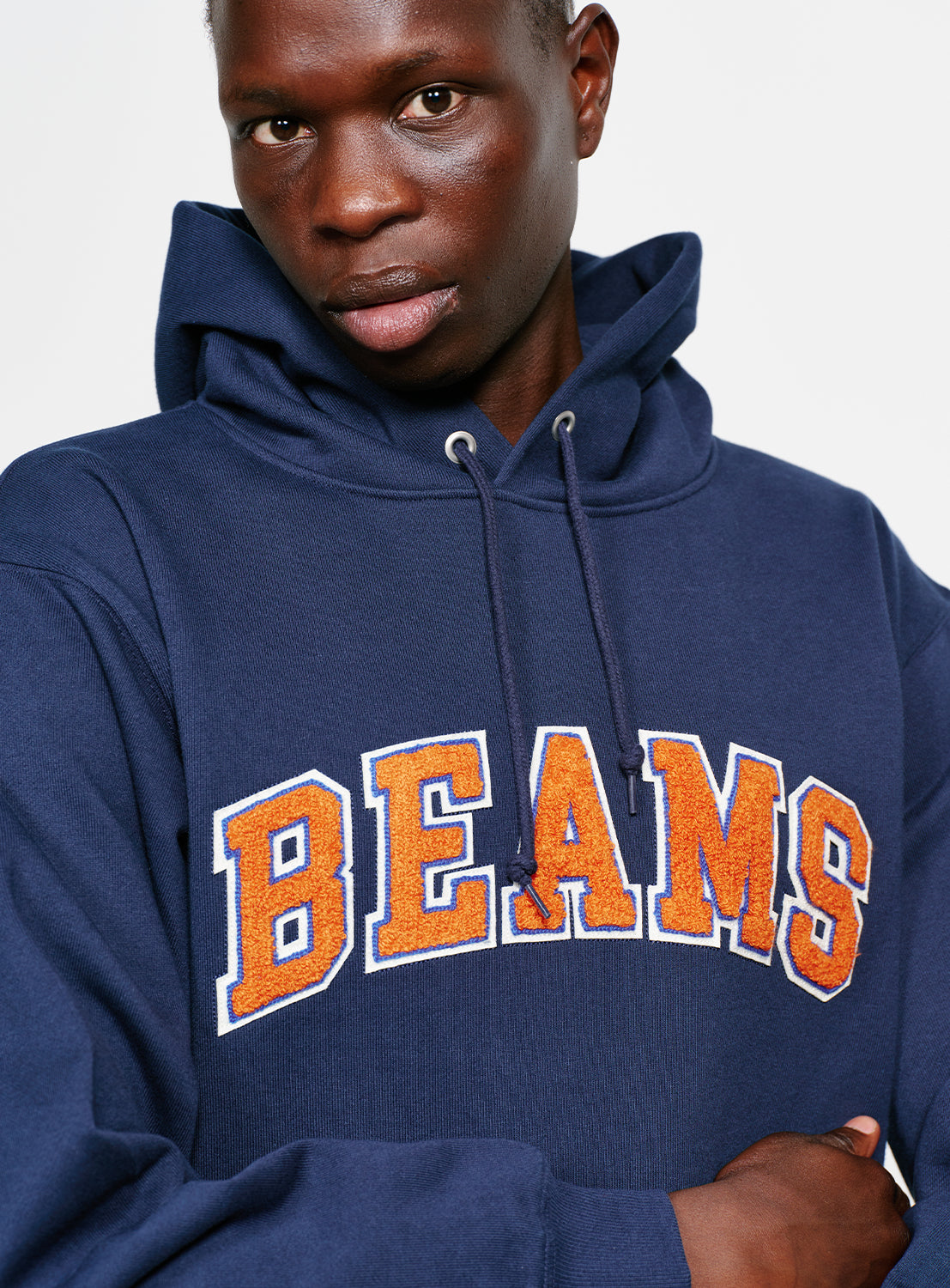 BEAMS Logo Basic Hoodie