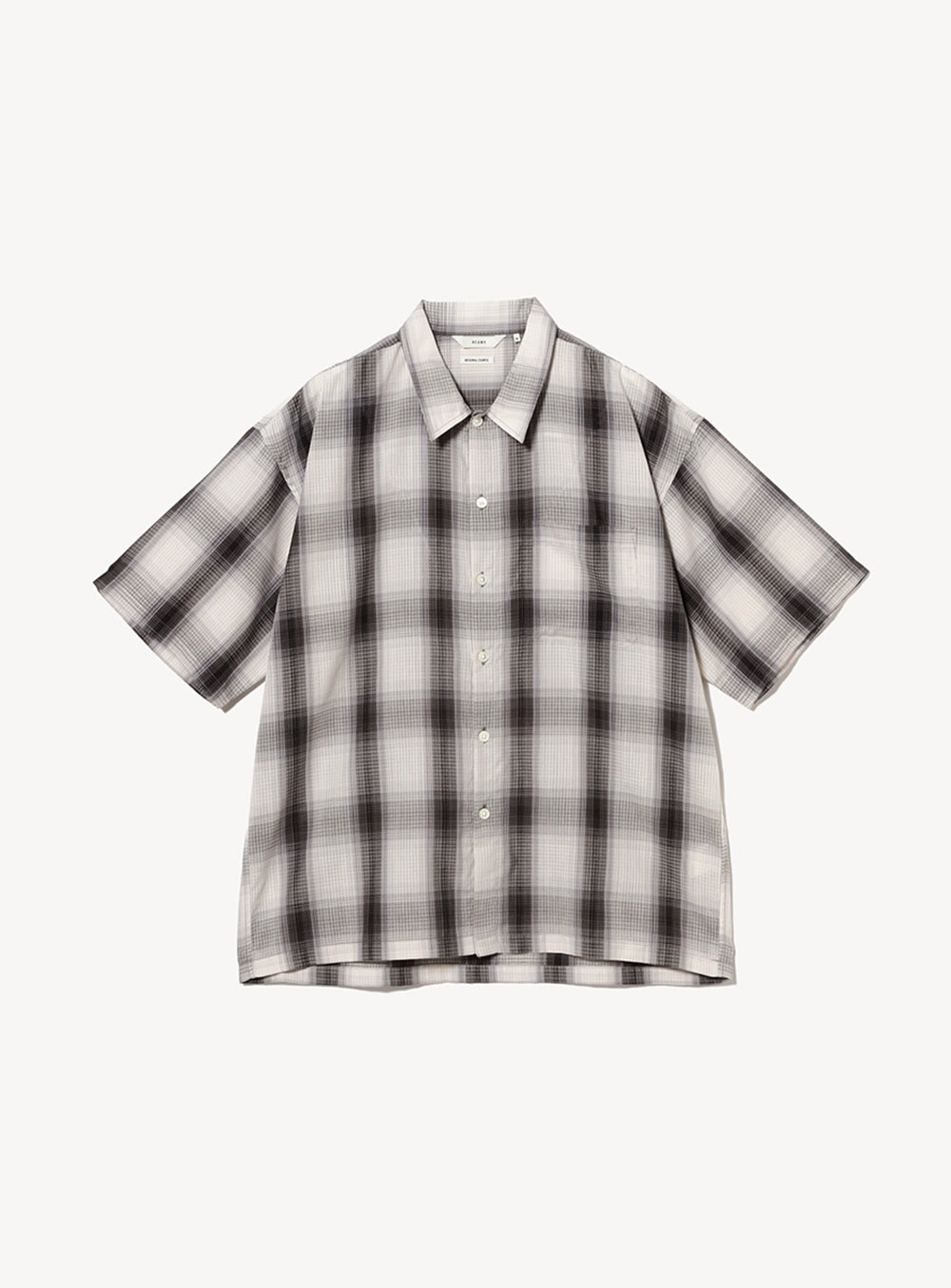 Ombre Check Mini Regular Collar Shirt