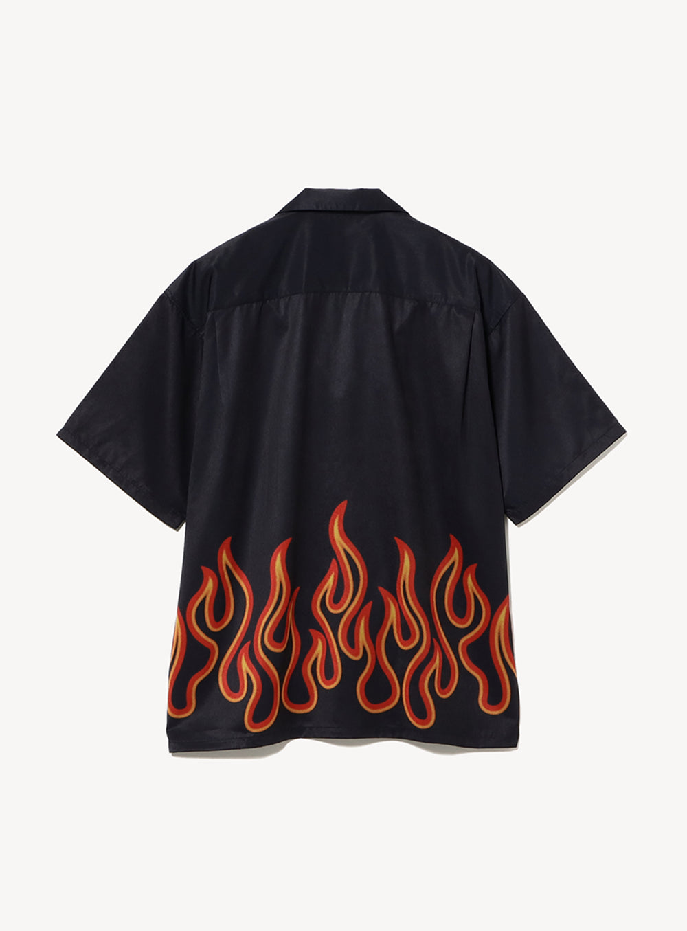 Print Open Loose Collar Shirt