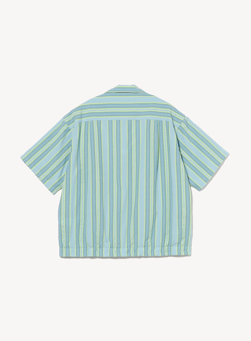 Multi-Stripe Open Collar Shirt
