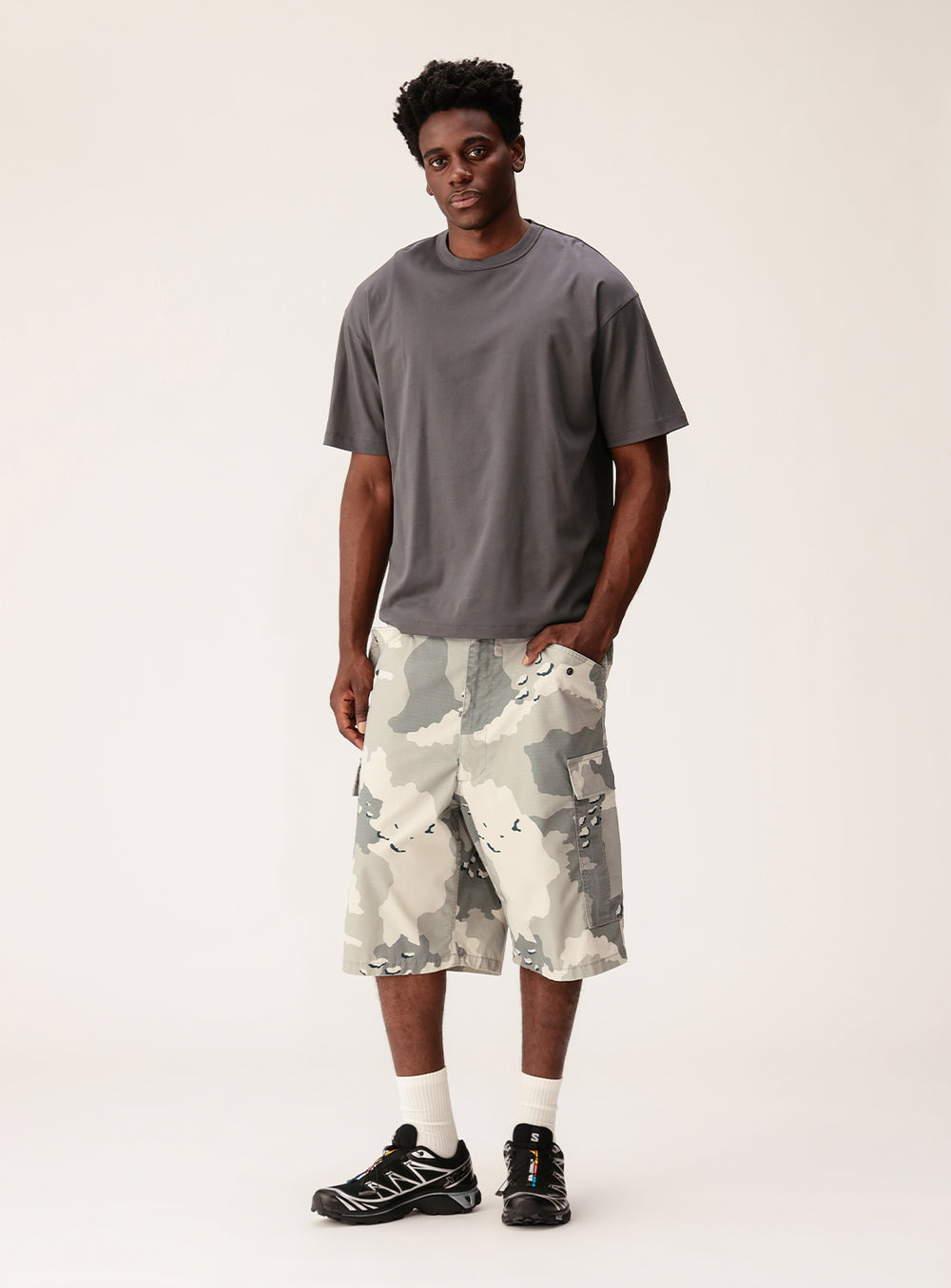 Silky Feel Relaxed Fit Crew Neck T-Shirt