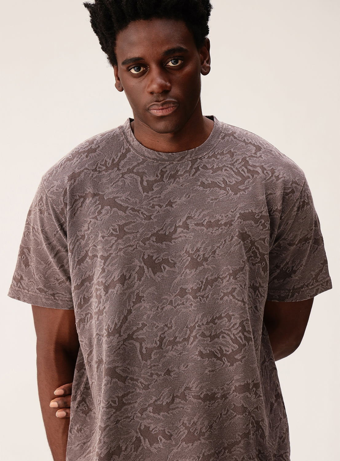 Camouflage Jacquard T-Shirt