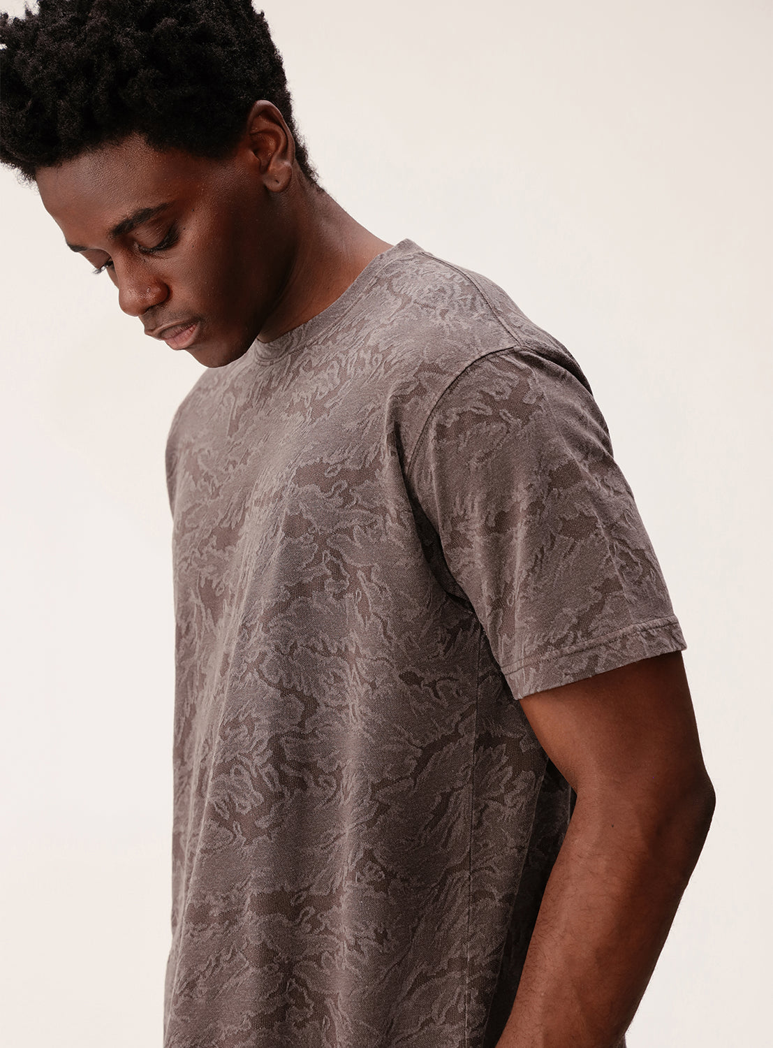 Camouflage Jacquard T-Shirt