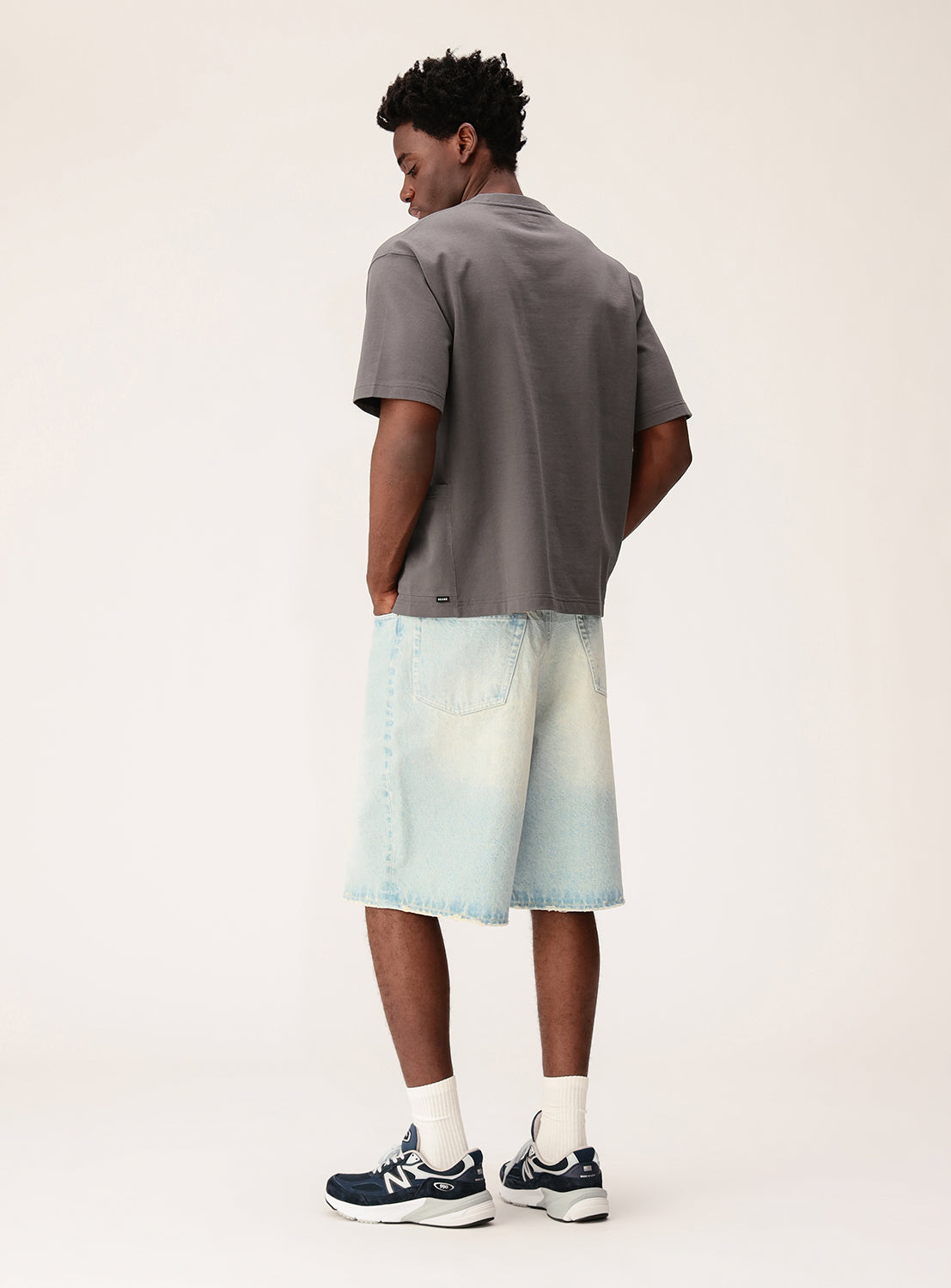 Damage Denim Shorts