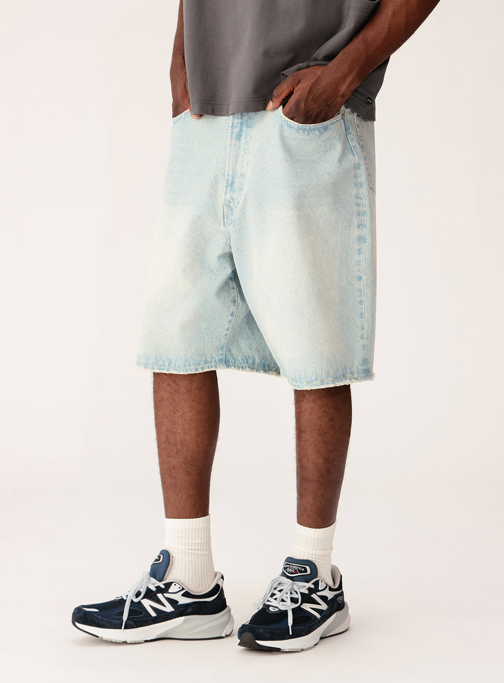 Damage Denim Shorts