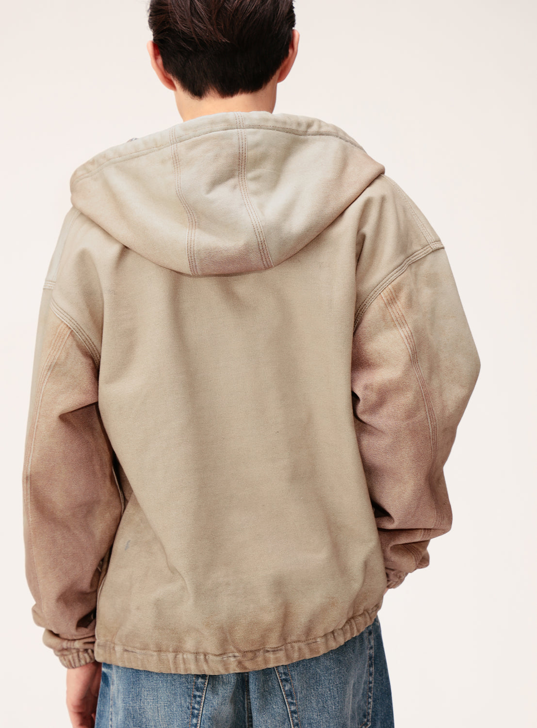 Mock Print Hoodie