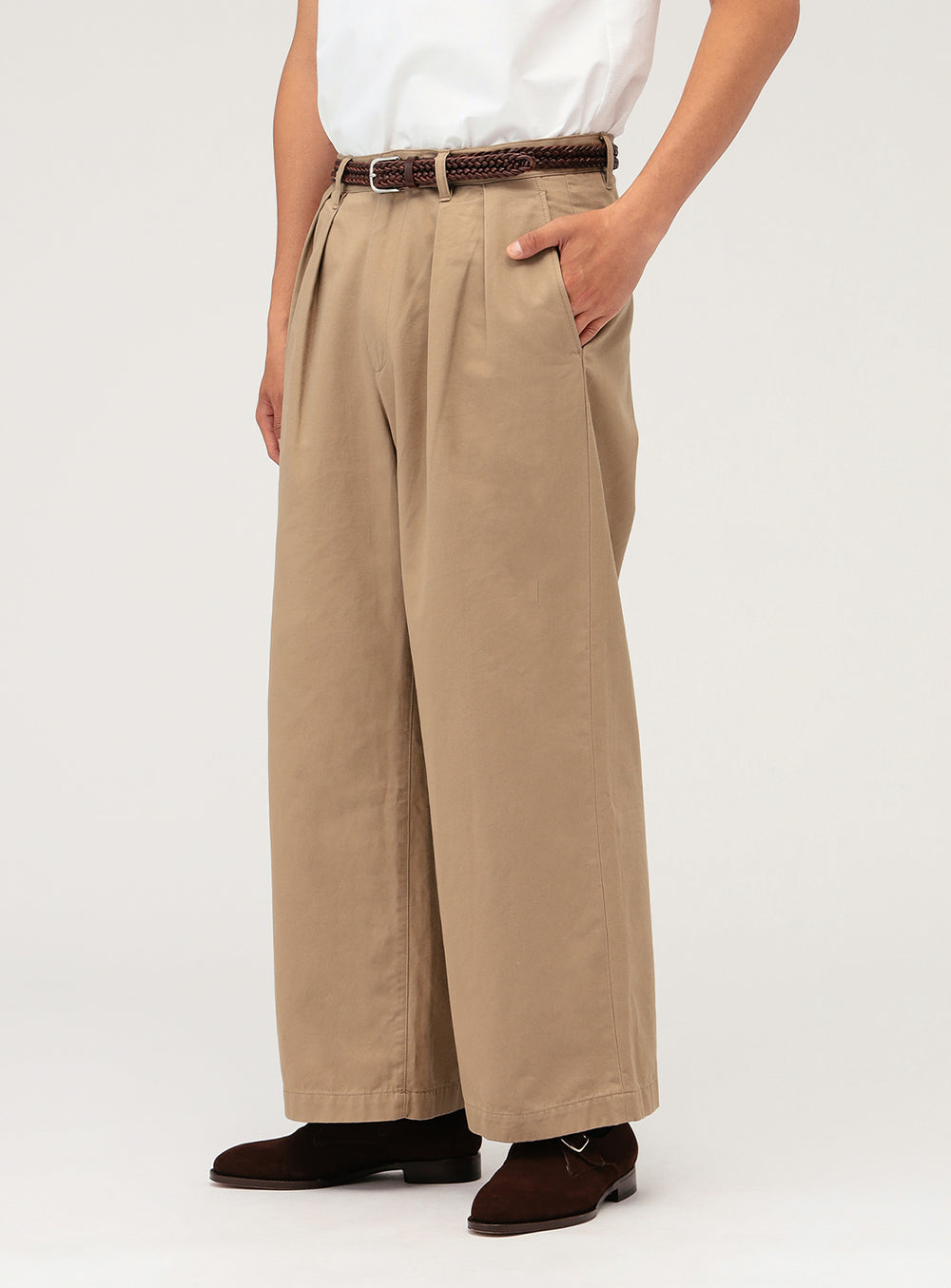 New Wide Chino Pants
