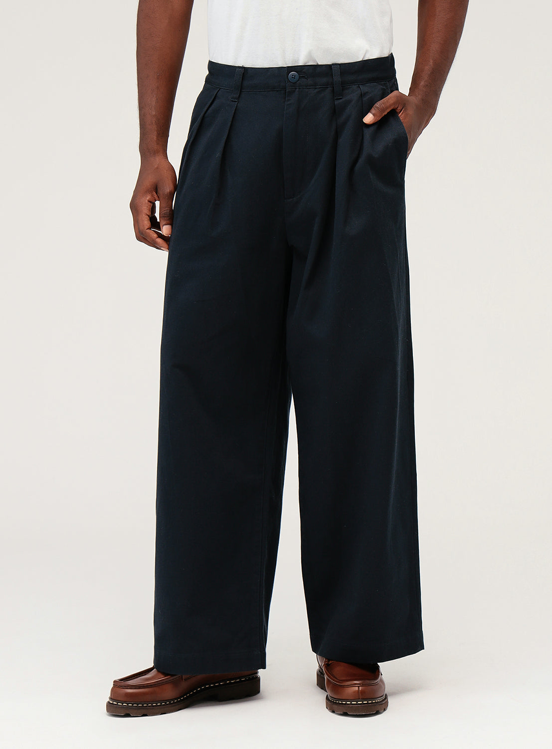 New Wide Chino Pants