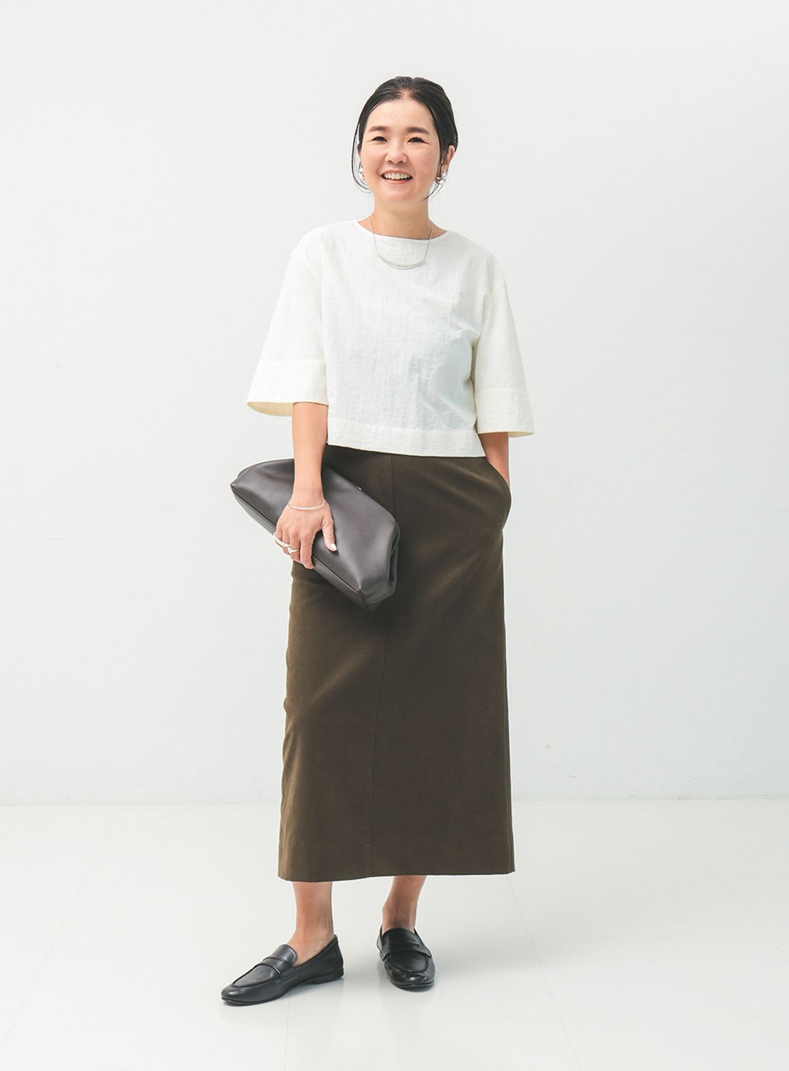 Editor Taeko Higashihara × Demi-Luxe BEAMS / Lightweight Pullover