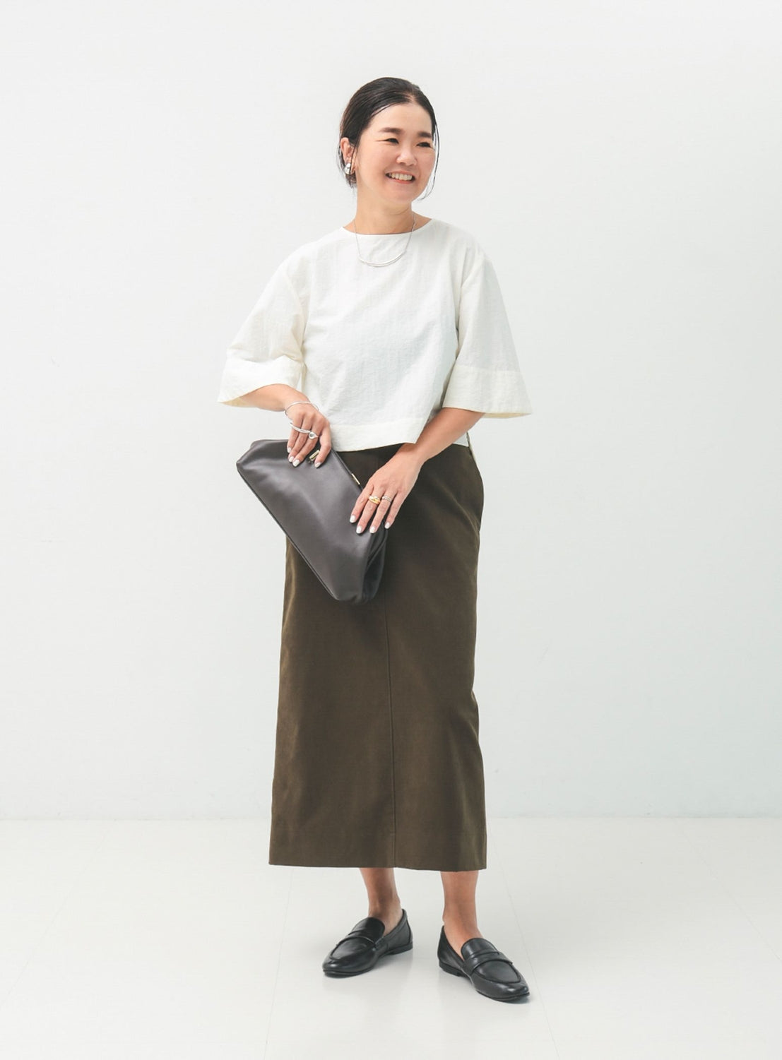 Editor Taeko Higashihara × Demi-Luxe BEAMS / Lightweight Pullover
