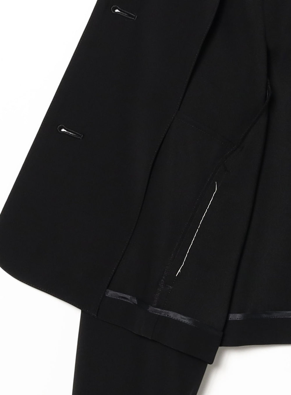 Cropped Crew Neck Jacket